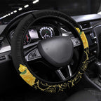 Melbourne Horse Racing Steering Wheel Cover Yellow Roses - Ready Set Gallop! LT14