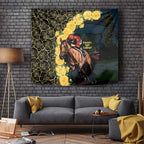 Melbourne Horse Racing Tapestry Yellow Roses - Ready Set Gallop! LT14