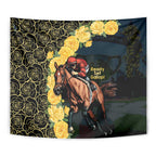 Melbourne Horse Racing Tapestry Yellow Roses - Ready Set Gallop! LT14