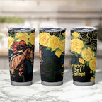 Melbourne Horse Racing Tumbler Cup Yellow Roses - Ready Set Gallop! LT14