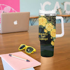 Melbourne Horse Racing Tumbler With Handle Yellow Roses - Ready Set Gallop! LT14