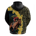 Melbourne Horse Racing Zip Hoodie Yellow Roses - Ready Set Gallop! LT14