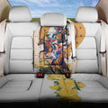 Melbourne Cup Australia Back Car Seat Cover Horse Racing Horseshoe Mix Yellow Roses LT14