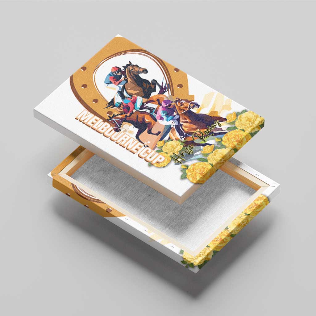 Melbourne Cup Australia Canvas Wall Art Horse Racing Happy 164th Anniversary