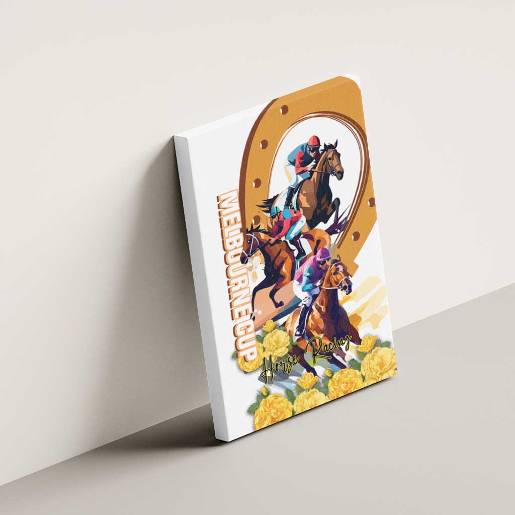 Melbourne Cup Australia Canvas Wall Art Horse Racing Happy 164th Anniversary