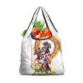 Melbourne Cup Australia Grocery Bag Horse Racing Horseshoe Mix Yellow Roses LT14