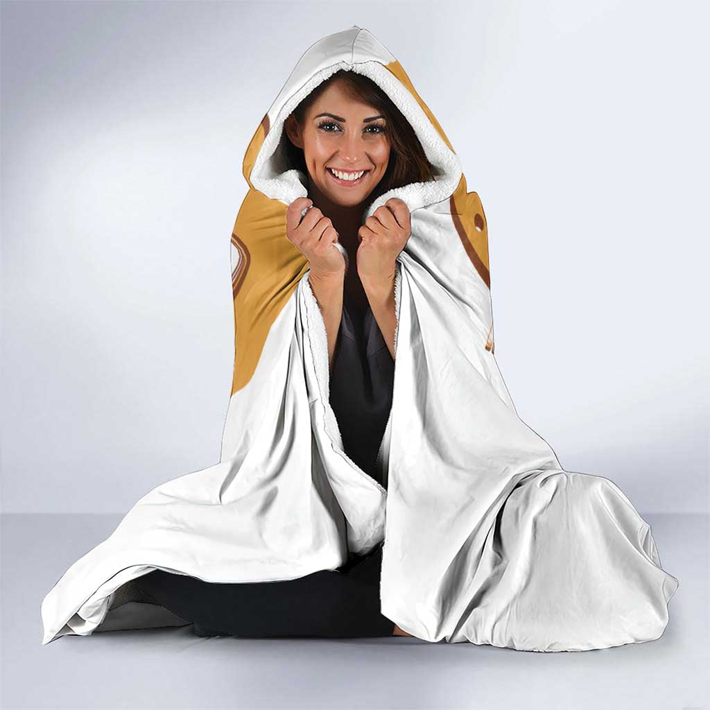 Melbourne Cup Australia Hooded Blanket Horse Racing Horseshoe Mix Yellow Roses LT14