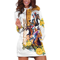 Melbourne Cup Australia Hoodie Dress Horse Racing Horseshoe Mix Yellow Roses LT14