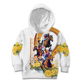 Melbourne Cup Australia Kid Hoodie Horse Racing Horseshoe Mix Yellow Roses LT14