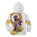 Melbourne Cup Australia Kid Hoodie Horse Racing Horseshoe Mix Yellow Roses LT14