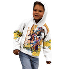 Melbourne Cup Australia Kid Hoodie Horse Racing Horseshoe Mix Yellow Roses LT14