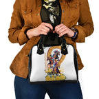 Melbourne Cup Australia Shoulder Handbag Horse Racing Horseshoe Mix Yellow Roses LT14