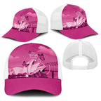 Australia Breast Cancer Awareness Baseball Net Cap Sydney Opera House Butterfly Pink Ribbon - Aussie Hoodie