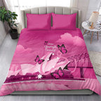 Australia Breast Cancer Awareness Bedding Set Sydney Opera House Butterfly Pink Ribbon - Aussie Hoodie