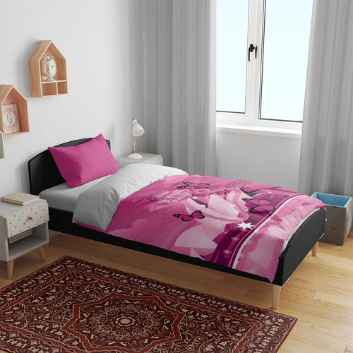 Australia Breast Cancer Awareness Bedding Set Sydney Opera House Butterfly Pink Ribbon - Aussie Hoodie