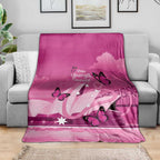 Australia Breast Cancer Awareness Blanket Sydney Opera House Butterfly Pink Ribbon - Aussie Hoodie