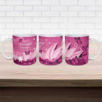 Australia Breast Cancer Awareness Ceramic Mug Sydney Opera House Butterfly Pink Ribbon - Aussie Hoodie
