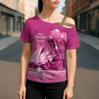 Personalised Australia Breast Cancer Awareness Cross Shoulder Shirt Sydney Opera House Butterfly Pink Ribbon - Aussie Hoodie