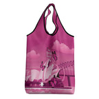Australia Breast Cancer Awareness Grocery Bag Sydney Opera House Butterfly Pink Ribbon - Aussie Hoodie