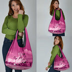 Australia Breast Cancer Awareness Grocery Bag Sydney Opera House Butterfly Pink Ribbon - Aussie Hoodie