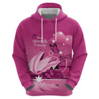 Personalised Australia Breast Cancer Awareness Hoodie Sydney Opera House Butterfly Pink Ribbon - Aussie Hoodie