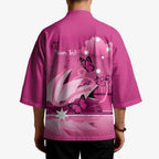 Personalised Australia Breast Cancer Awareness Kimono Sydney Opera House Butterfly Pink Ribbon - Aussie Hoodie