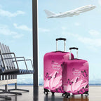 Australia Breast Cancer Awareness Luggage Cover Sydney Opera House Butterfly Pink Ribbon - Aussie Hoodie