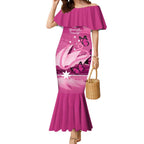 Personalised Australia Breast Cancer Awareness Mermaid Dress Sydney Opera House Butterfly Pink Ribbon - Aussie Hoodie