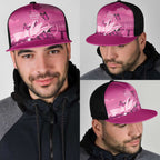 Australia Breast Cancer Awareness Mesh Trucker Cap Sydney Opera House Butterfly Pink Ribbon - Aussie Hoodie