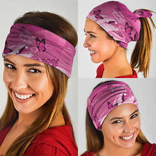 Australia Breast Cancer Awareness Neck Gaiter Sydney Opera House Butterfly Pink Ribbon - Aussie Hoodie