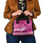 Australia Breast Cancer Awareness Shoulder Handbag Sydney Opera House Butterfly Pink Ribbon - Aussie Hoodie