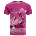 Personalised Australia Breast Cancer Awareness T Shirt Sydney Opera House Butterfly Pink Ribbon - Aussie Hoodie