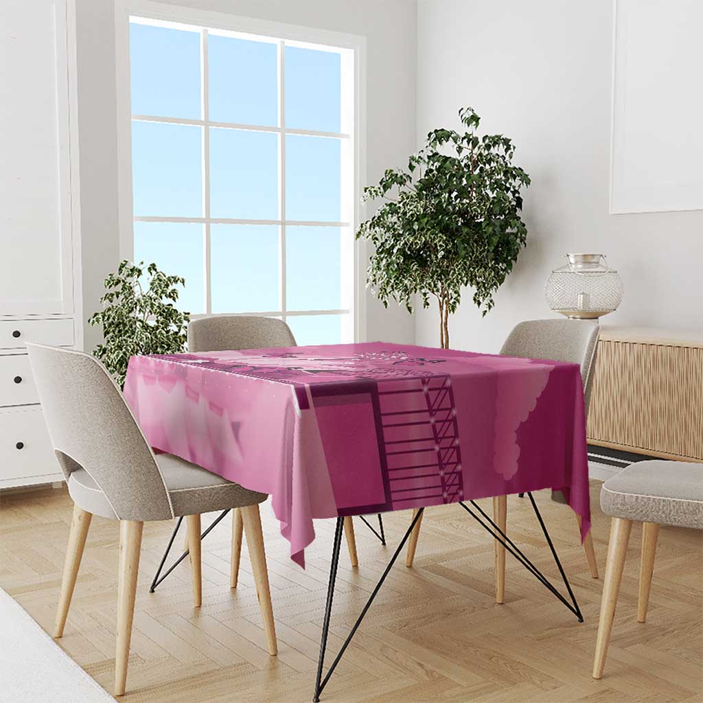 Australia Breast Cancer Awareness Tablecloth Sydney Opera House Butterfly Pink Ribbon - Aussie Hoodie