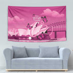 Australia Breast Cancer Awareness Tapestry Sydney Opera House Butterfly Pink Ribbon - Aussie Hoodie