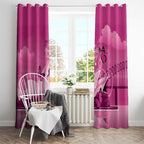 Australia Breast Cancer Awareness Window Curtain Sydney Opera House Butterfly Pink Ribbon - Aussie Hoodie