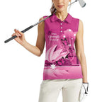 Personalised Australia Breast Cancer Awareness Women Sleeveless Polo Shirt Sydney Opera House Butterfly Pink Ribbon - Aussie Hoodie