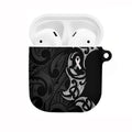White Ribbon Day New Zealand AirPods Case Aotearoa Maori Pattern