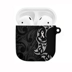 White Ribbon Day New Zealand AirPods Case Aotearoa Maori Pattern