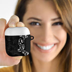 White Ribbon Day New Zealand AirPods Case Aotearoa Maori Pattern