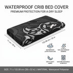 White Ribbon Day New Zealand Baby Bed Cover Aotearoa Maori Pattern