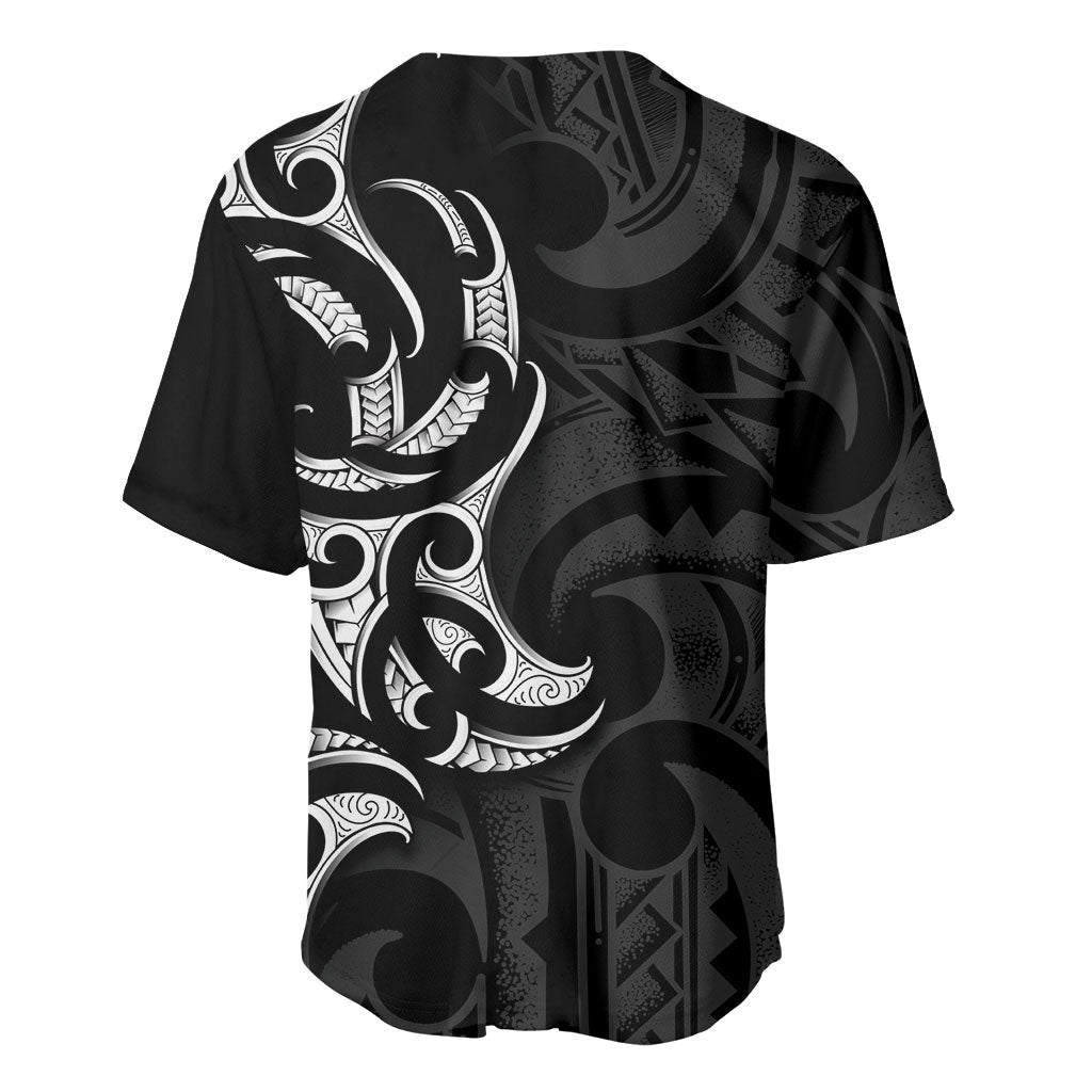 White Ribbon Day New Zealand Baseball Jersey Aotearoa Maori Pattern