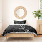 White Ribbon Day New Zealand Bedding Set Aotearoa Maori Pattern