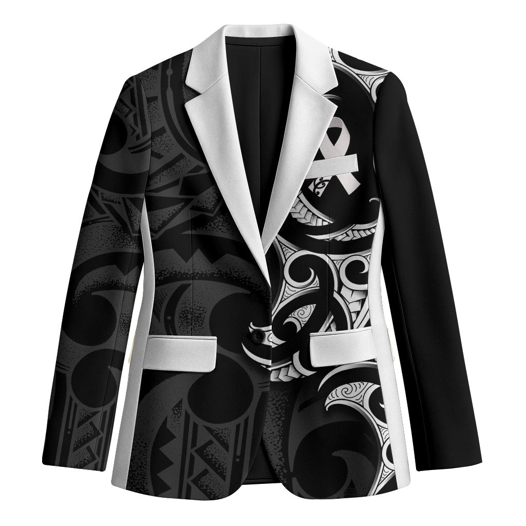 White Ribbon Day New Zealand Blazer Aotearoa Maori Pattern