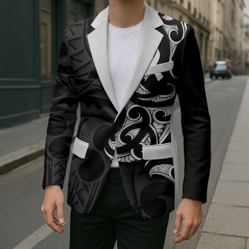 White Ribbon Day New Zealand Blazer Aotearoa Maori Pattern