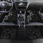 White Ribbon Day New Zealand Car Mats Aotearoa Maori Pattern