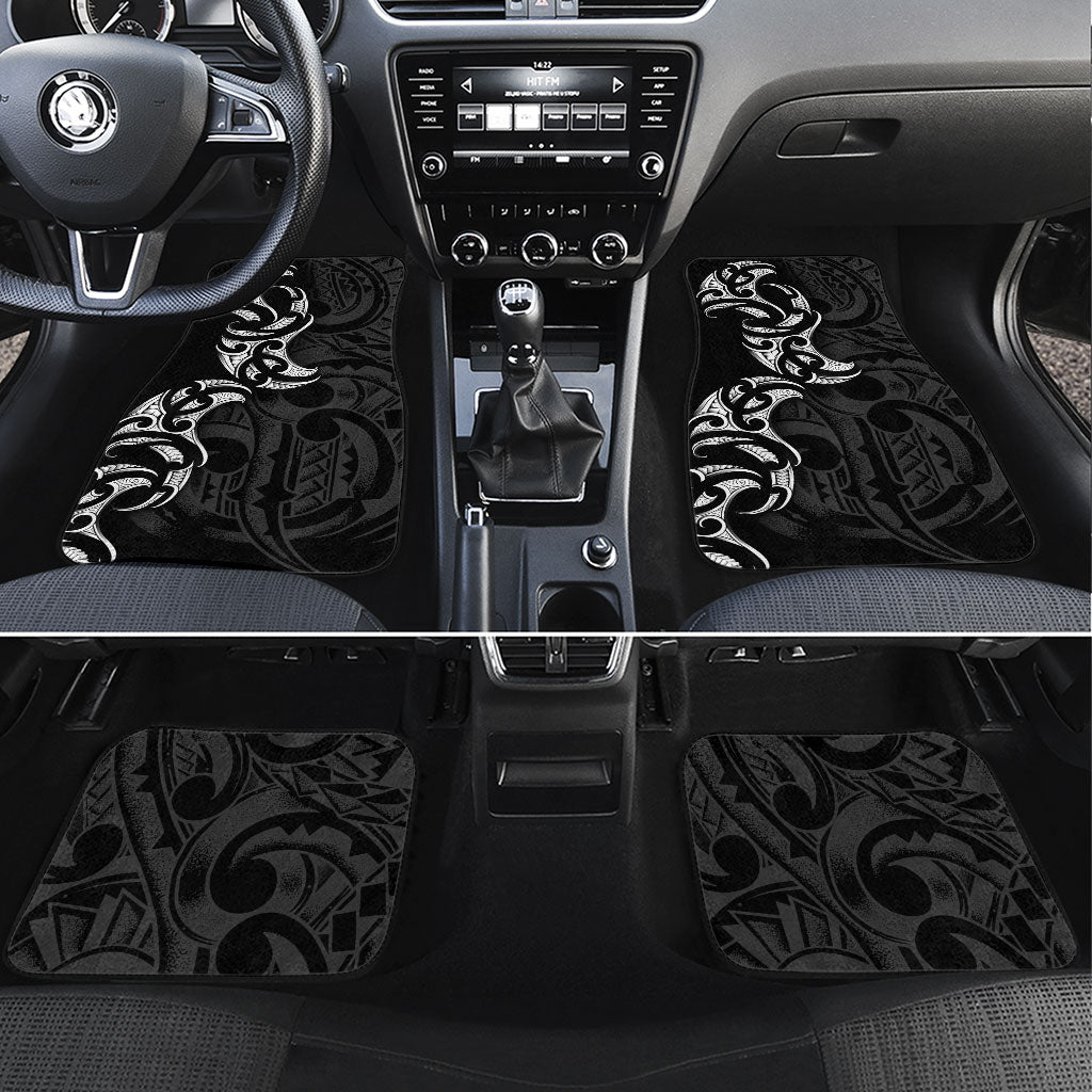 White Ribbon Day New Zealand Car Mats Aotearoa Maori Pattern