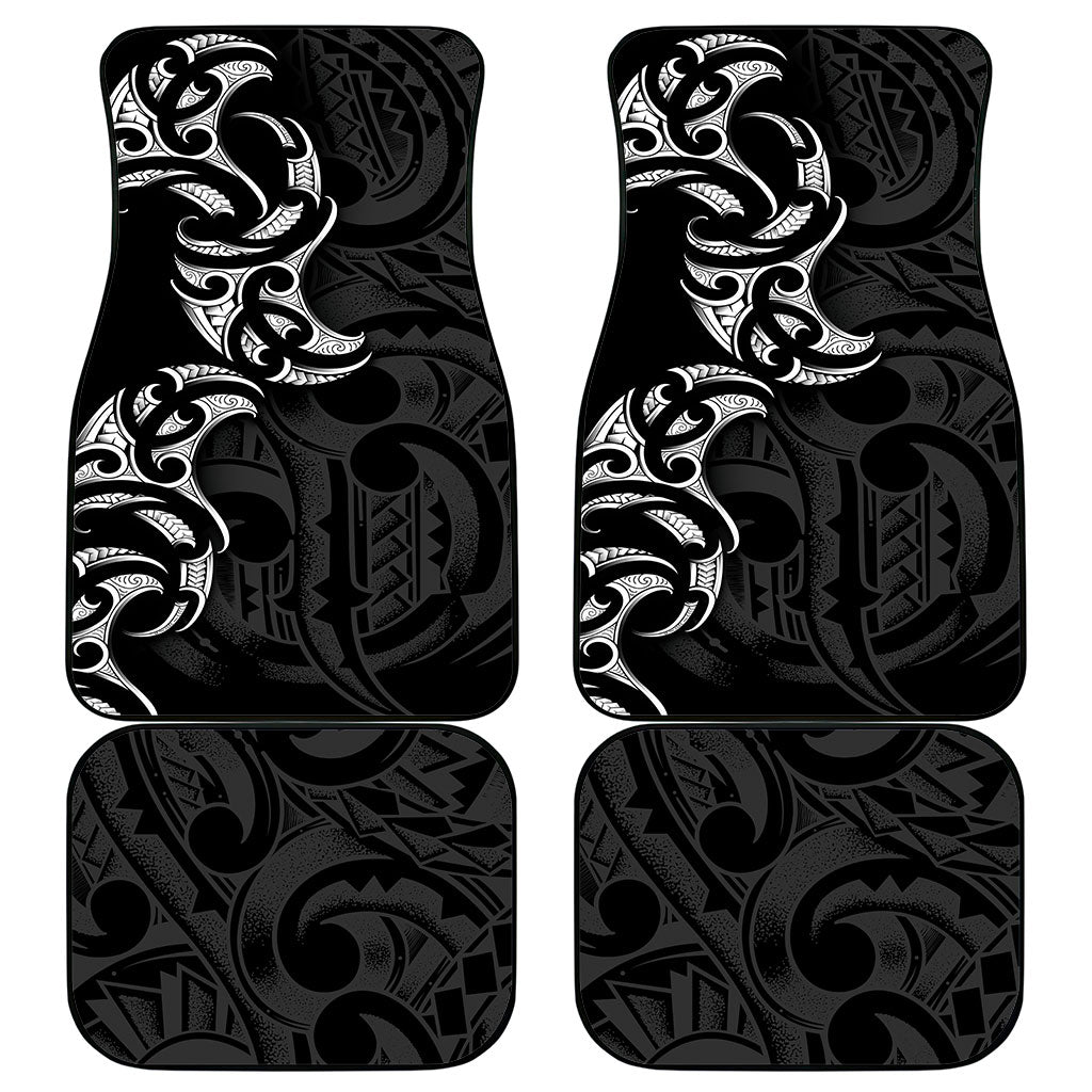 White Ribbon Day New Zealand Car Mats Aotearoa Maori Pattern
