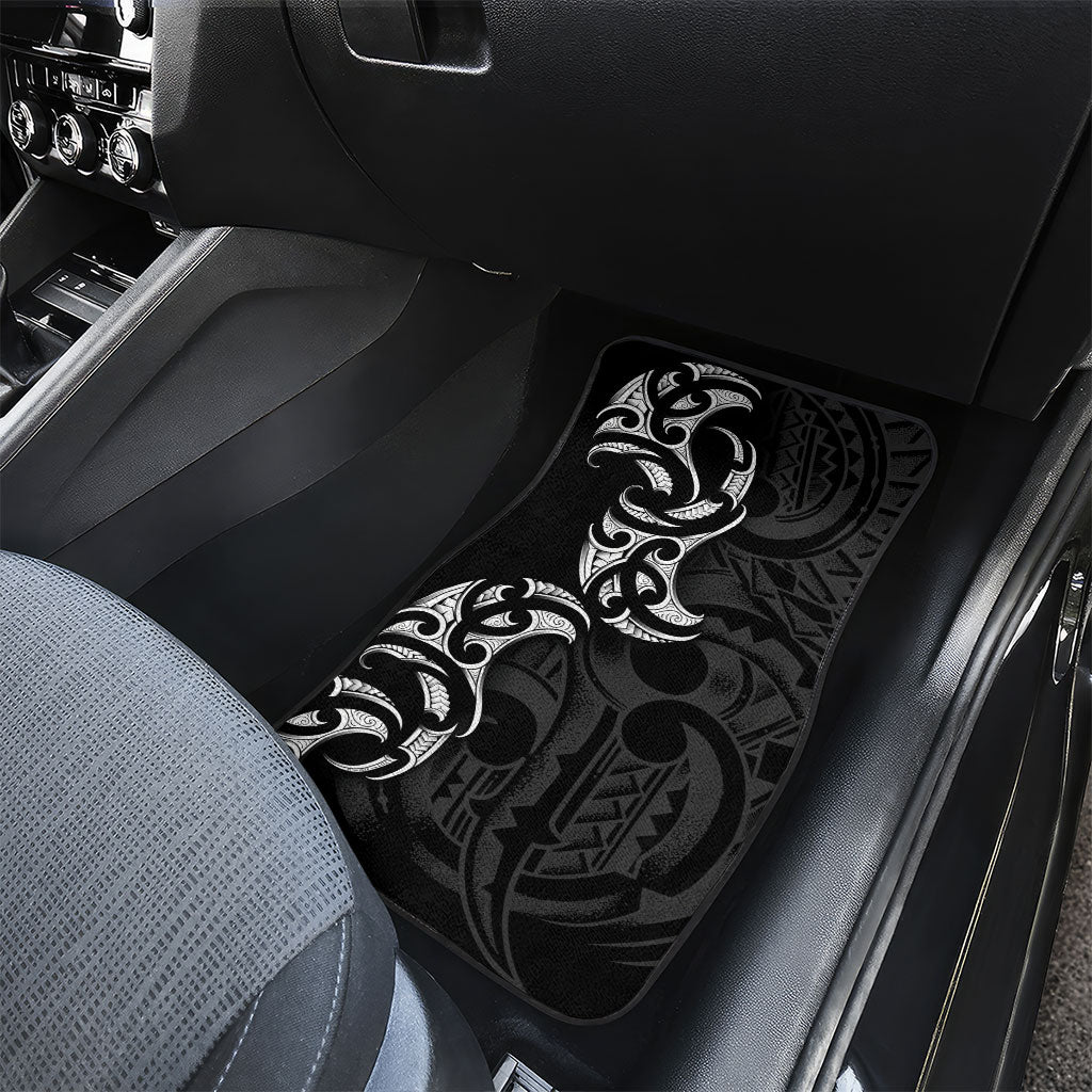 White Ribbon Day New Zealand Car Mats Aotearoa Maori Pattern