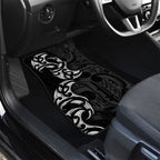 White Ribbon Day New Zealand Car Mats Aotearoa Maori Pattern