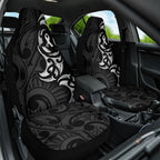 White Ribbon Day New Zealand Car Seat Cover Aotearoa Maori Pattern